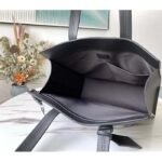 Louis Vuitton LV Unisex Aerogram Takeoff Tote Black Grained Calf Leather – Image 6