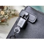 Louis Vuitton LV Unisex Aerogram Takeoff Tote Black Grained Calf Leather – Image 7