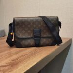 Louis Vuitton LV Unisex Archy Messenger GM Bag Monogram Macassar Coated Canvas - Image 2