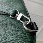 Louis Vuitton LV Unisex Avenue Sling Bag Dark Green Epicea Taiga Cowhide Leather - Imagen 9