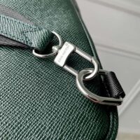 Louis Vuitton LV Unisex Avenue Sling Bag Dark Green Epicea Taiga Cowhide Leather (1)