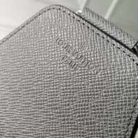 Louis Vuitton LV Unisex Avenue Sling Bag Grey Glacier Taiga Cowhide Leather (1)
