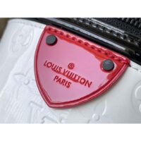 Louis Vuitton LV Unisex Cannes Handbag White Patent Calfskin Leather (3)