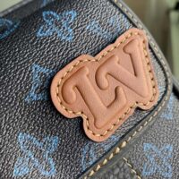 Louis Vuitton LV Unisex Christopher Wearable Wallet Blue Monogram Coated Canvas (1)