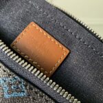 Louis Vuitton LV Unisex City Keepall Bag Blue Monogram Coated Canvas - Image 9