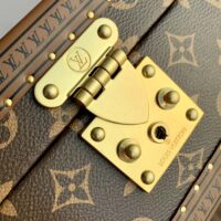 Louis Vuitton LV Unisex Coffret Treasure 24 Brown Monogram Canvas Microfiber Lining