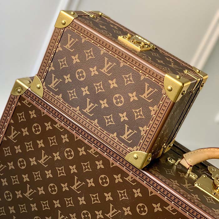 Treasure box 24 LOUIS VUITTON in Brown Monogram Canvas