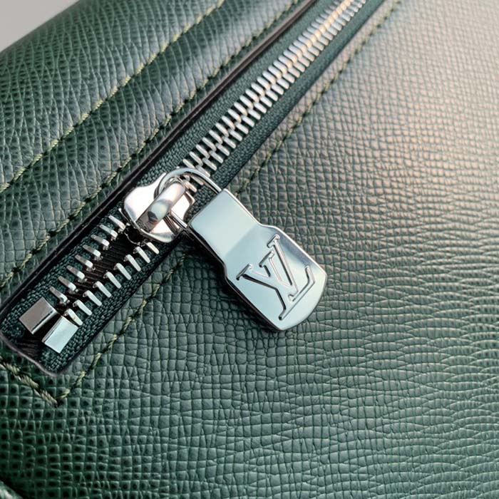 Louis Vuitton LV Unisex District PM Bag Epicea Taiga Cowhide Leather (4)