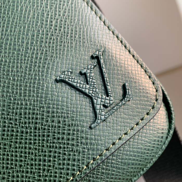Louis Vuitton LV Unisex District PM Bag Epicea Taiga Cowhide Leather (5)