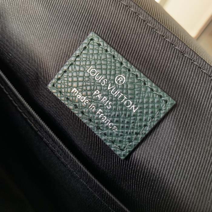 Louis Vuitton LV Unisex District PM Bag Epicea Taiga Cowhide Leather (7)