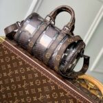 Louis Vuitton LV Unisex Keepall Bandoulière 25 Monogram Chess Coated Canvas PVC - Bild 2