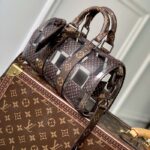 Louis Vuitton LV Unisex Keepall Bandoulière 25 Monogram Chess Coated Canvas PVC - Bild 3