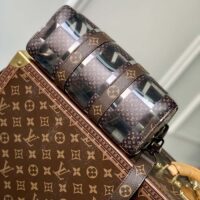 Louis Vuitton LV Unisex Keepall Bandoulière 25 Monogram Chess Coated Canvas PVC (2)