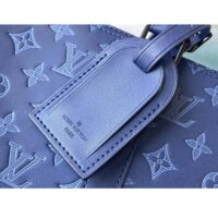 Louis Vuitton LV Unisex Keepall Bandoulière 50 Navy Blue Cabin Monogram Shadow Cowhide (1)