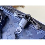 Louis Vuitton LV Unisex Keepall Bandoulière 50 Navy Blue Cabin Monogram Shadow Cowhide – Image 9