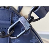 Louis Vuitton LV Unisex Keepall Bandoulière 50 Navy Blue Cabin Monogram Shadow Cowhide (1)