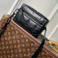 Louis Vuitton LV Unisex Mini Soft Trunk Bag Black Puffy Damier Soft Calf (1)