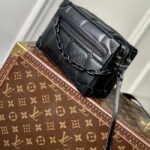 Louis Vuitton LV Unisex Mini Soft Trunk Bag Black Puffy Damier Soft Calf – Bild 4