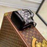 Louis Vuitton LV Unisex Nano Noé Gray Monogram Jacquard Denim Cowhide Leather - Imagen 4