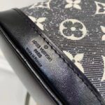 Louis Vuitton LV Unisex Nano Noé Gray Monogram Jacquard Denim Cowhide Leather - Imagen 9