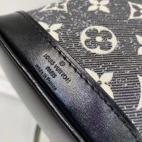 Louis Vuitton LV Unisex Nano Noé Gray Monogram Jacquard Denim Cowhide Leather (3)