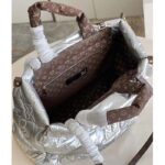 Louis Vuitton LV Unisex OnTheGo GM Tote Silver Recycled Metallic Nylon Econyl - Imagen 5