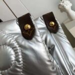 Louis Vuitton LV Unisex OnTheGo GM Tote Silver Recycled Metallic Nylon Econyl - Imagen 4