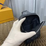 Louis Vuitton LV Unisex Outdoor Sling Bag Taigarama Noir Black Monogram Coated Canvas - Image 9