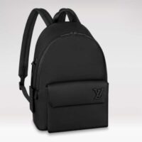 Louis Vuitton LV Unisex Takeoff Backpack Black Grained Calf Leather