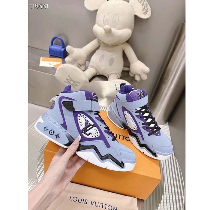 Louis Vuitton LV Trainer Sneaker Boot Sneakers - Blue Sneakers, Shoes -  LOU783522