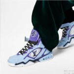 Louis Vuitton LV Unisex Trainer 2 Sneaker Boot Blue Suede Calf Leather - Image 12