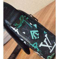 Louis Vuitton LV Women Archy Messenger MM Bag Graffiti Green Monogram Coated Canvas (10)