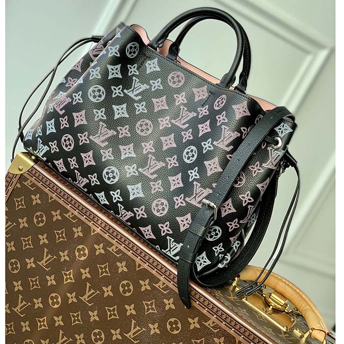 Louis Vuitton Black/ Pink Gradient Monogram Mahina Leather Bella Tote – ASC  Resale