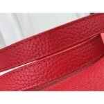 Louis Vuitton LV Women Capucines MM Handbag Rose Pink Taurillon Leather - Image 9