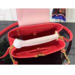 Louis Vuitton LV Women Capucines MM Handbag Rose Pink Taurillon Leather - Image 6