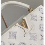 Louis Vuitton LV Women Capucines BB Handbag White Calfskin Cowhide Leather - Image 7