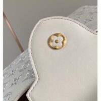 Louis Vuitton LV Women Capucines BB Handbag White Calfskin Cowhide Leather (1)