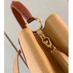 Louis Vuitton LV Women Capucines MM Handbag Beige Brown Taurillon Leather - Bild 7