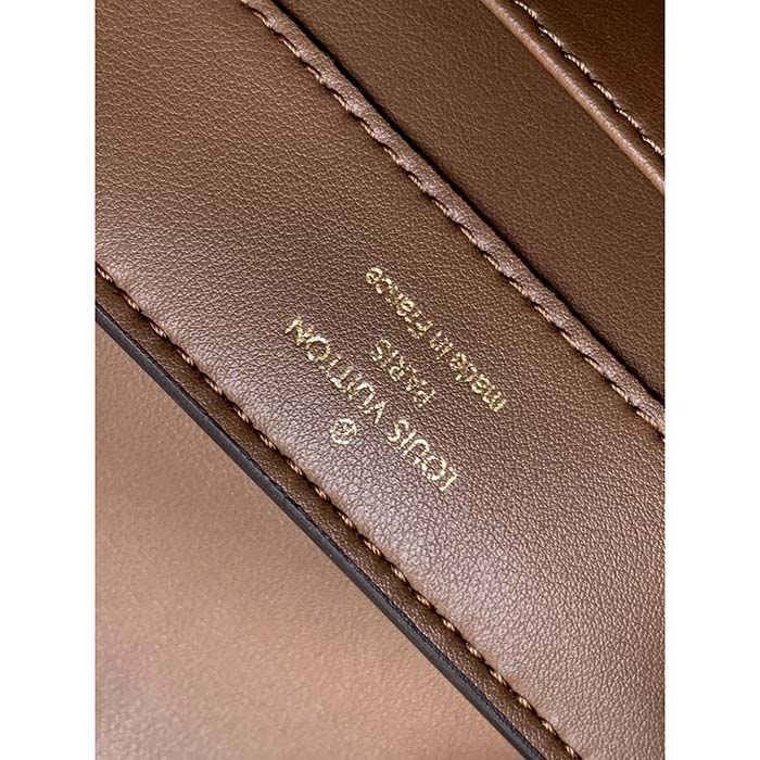 Louis Vuitton LV Women Capucines Mini Handbag Beige Brown Brilliant Alligator Leather (3)
