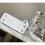 Louis Vuitton LV Women Capucines Mini Handbag White Brilliant Crocodilien Leather - Imagen 5