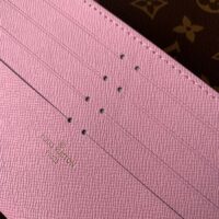 Louis Vuitton LV Women Félicie Pochette Pink Brown Monogram Coated Canvas (1)
