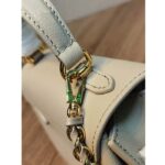 Louis Vuitton LV Women Lockme Ever Mini Handbag Greige Grained Calf Leather - Image 10