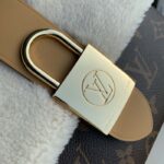 Louis Vuitton LV Women Locky BB Handbag Beige Brown Monogram Coated Canvas Shearling - Image 7