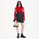 Louis Vuitton LV Women Locky BB Handbag Beige Brown Monogram Coated Canvas Shearling - Image 11