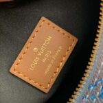 Louis Vuitton LV Women Loop Baguette Handbag Blue Coated Canvas - Image 10