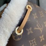 Louis Vuitton LV Women NéoNoé BB Bucket Bag Monogram Coated Canvas Shearling - Image 8