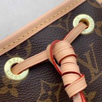 Louis Vuitton LV Women Noé Bucket Bag Brown Monogram Coated Canvas Cowhide Leather (2)