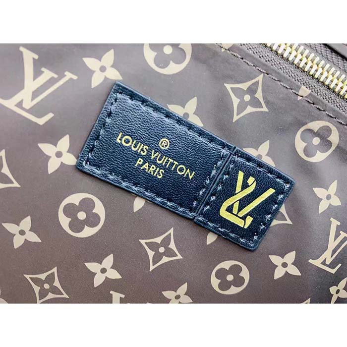 Louis Vuitton LV Women OnTheGo MM Tote Black Recycled Nylon Econyl (10)