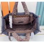 Louis Vuitton LV Unisex OnTheGo MM Tote Black Recycled Nylon Econyl - Image 6