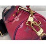Louis Vuitton LV Women Papillon BB Handbag Midnight Fuchsia Monogram Coated Canvas - Image 8